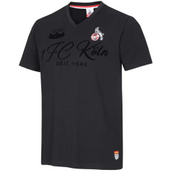 1. FC Köln T-Shirt - Schwarzburger Straße - schwarz Shirt - Gr. S bis 5 XL