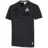 1. FC Köln T-Shirt - Schwarzburger Straße - schwarz Shirt - Gr. S bis 5 XL