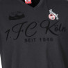 1. FC Köln T-Shirt - Schwarzburger Straße - schwarz Shirt - Gr. S bis 5 XL