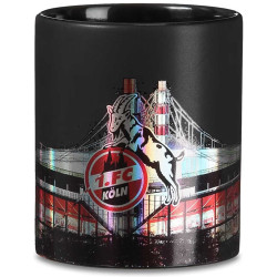 1. FC Köln Tasse Metallic - Stadion - Kaffeetasse