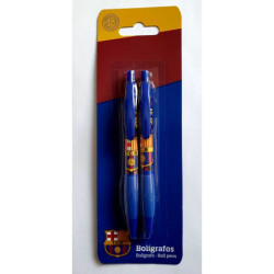FC Barcelona Kugelschreiber 2er Set Kuli Logo Stift