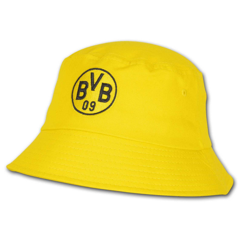 Borussia Dortmund Fischerhut - Logo - gelb Sonnenhut Hut Anglerhut BVB 09