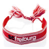 SC Freiburg Woven Armband mit Fransen rot-weiß Freundschaftsband | Band SCF