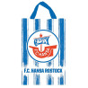 F.C. Hansa Rostock Bettwäsche - Streifen - 2-teilig 135 x 200 cm  im Jutebeutel FCH