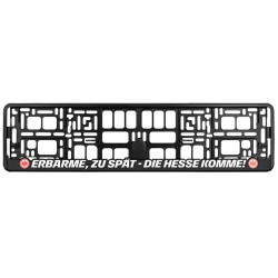 Eintracht Frankfurt 2er Set Kennzeichenhalter 1 x "Im Herzen" + 1 x "Erbarme" Nummernschildhalter SGE