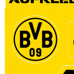 Borussia Dortmund Aufkleberkarte - Heja BVB - 6er Set | Aufkleber | Sticker BVB 09