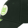 VfL Wolfsburg Kinder Cap - Rubber Logo  - dunkelgrün Basecap | Schildmütze | Kappe