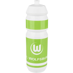 VfL Wolfsburg Fahrradflasche grün-weiß Trinkflasche 750 ml Sport Flasche