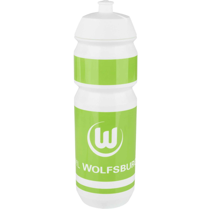 VfL Wolfsburg Fahrradflasche grün-weiß Trinkflasche 750 ml Sport Flasche