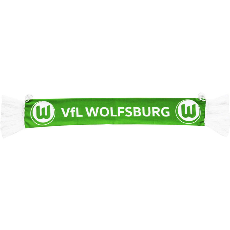 VfL Wolfsburg Autoschal grün/weiß Auto Schal Car Scarf Fanschal
