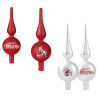 1. FC Köln Christbaumspitze Rot oder Weiß Christbaum Schmuck ca. 25 cm Weihnachts Deko