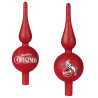 1. FC Köln Christbaumspitze Rot oder Weiß Christbaum Schmuck ca. 25 cm Weihnachts Deko