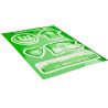 VfL Wolfsburg 3D Aufkleberkarte 5er-Set Sticker Aufkleber