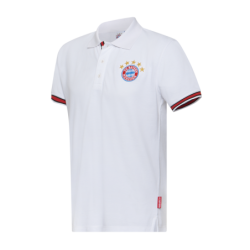 FC Bayern München Poloshirt - 5 Sterne - weiß | Größe 3XL | Polo Shirt | FCB