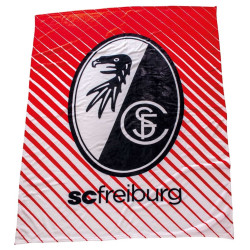 SC Freiburg Fleecedecke - Verlauf -  Kuscheldecke 150 x 200 cm Decke