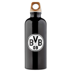 Borussia Dortmund Aluminium Trinkflasche schwarz SIGG Flasche 600 ml BVB 09
