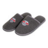 RB Leipzig Pantoffeln - Logo grau - Filzpantoffel RBL Hausschuhe - Gr. 36/37 bis 46/47