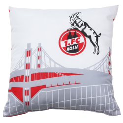 1. FC Köln Kissen - Stadion -  rot-weiß Dekokissen |Sofakissen