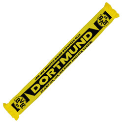 Borussia Dortmund Schal - Wir werden immer Borussen sein - Fanschal BVB 09