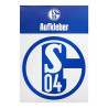 FC Schalke 04 Aufkleber XXL - Logo Blau-Weiß - Maxi Sticker 20 cm Autoaufkleber S04