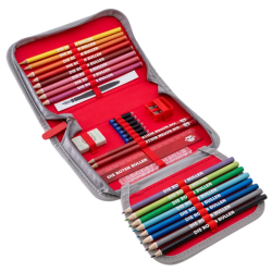 RB Leipzig Schuletui gefüllt Federmappe rot Etui Federtasche RBL