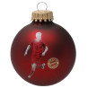 FC Bayern München Christbaumkugel Player 3er Set rot Ø 6 cm Weihnachtskugel FCB