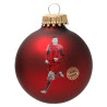 FC Bayern München Christbaumkugel Player 3er Set rot Ø 6 cm Weihnachtskugel FCB