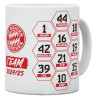 FC Bayern München Tasse -  Signatur 2024/25 - weiß Kaffeetasse Unterschriften FCB