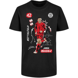 FC Bayern München Kinder T-Shirt - Jamal Musiala - schwarz kids Shirt FCB | Größe 128 - 164
