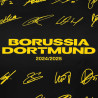 Borussia Dortmund Wende-Bettwäsche - Unterschriften 2024/25 - Bettwäsche Signature 135 x 200 cm BVB 09