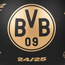 Borussia Dortmund Weihnachtskugel Signature 2024/25 schwarz-gold Christbaumkugel Unterschriften BVB 09