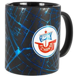 F.C. Hansa Rostock Tasse Metallic Kaffeetasse Kaffeebecher