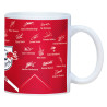 RB Leipzig Tasse - Signatur - Kaffeetasse Unterschriften RBL