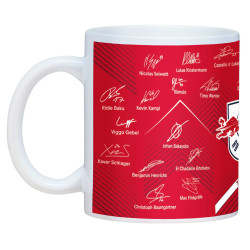 RB Leipzig Tasse - Signatur - Kaffeetasse Unterschriften RBL