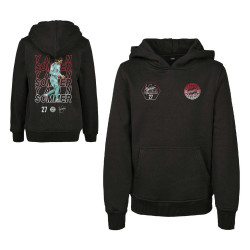 FC Bayern München Kinder Hoodie Schriftzüge - Yann Sommer - Gr. 152 schwarz Kapuzenpullover FCB