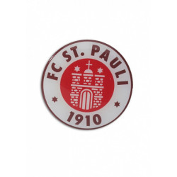 FC St. Pauli Aufkleber - Logo 3D farbig - Autoaufkleber Sticker