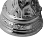 Borussia Mönchengladbach Schlüsselanhänger - 3D UEFA-Pokal mit Logo Charm - silbern Anhänger BMG