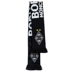 Borussia Mönchengladbach Schal - Classic - Fanschal schwarz Stadionschal BMG