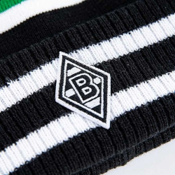 Borussia Mönchengladbach Bommelmütze - Borussia - Fanmütze s-w-g Mütze BMG