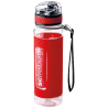 SC Freiburg Tritan Trinkflasche transparent-rot mit Silikon-Manschette 0,5 l Flasche
