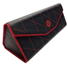 FC Bayern München faltbares Brillenetui mit Brillenputztuch - Logo - schwarz Etui FCB