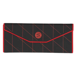 FC Bayern München faltbares Brillenetui mit Brillenputztuch - Logo - schwarz Etui FCB