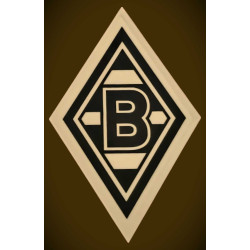 Borussia Mönchengladbach Leuchtsticker-Set - Raute - 5tlg Aufkleberkarte nachtleuchtend Aufkleber Sticker BMG