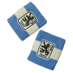 TSV 1860 München Schweißband - Blau-Weiß - 2er Set Pulswärmer Wristband