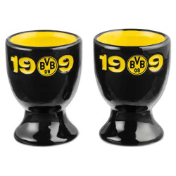 Borussia Dortmund Eierbecher - 1909 - 2er Set schwarz BVB 09