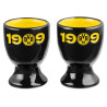 Borussia Dortmund Eierbecher - 1909 - 2er Set schwarz BVB 09