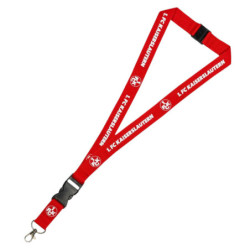 1. FC Kaiserslautern Schlüsselband - Schriftzug - Rot | Lanyard FCK