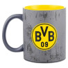 Borussia Dortmund Tasse - Heimat - grau Kaffeetasse BVB 09