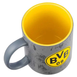 Borussia Dortmund Tasse - Heimat - grau Kaffeetasse BVB 09