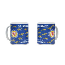 Eintracht Braunschweig Tasse - Signatur 2024/25 - Kaffeetasse Unterschriften BTSV